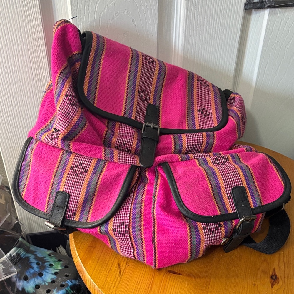 Mossimo Pink Striped Women's Bag